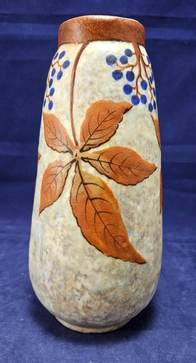 Ceramic, Vase Signed Louis Dâge Circa 1920/1930