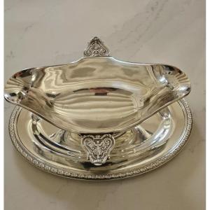 Christofle, Silver-plated Metal Sauce Boat 