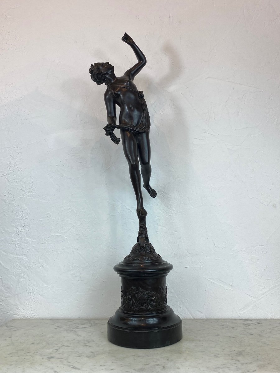 Sculpture Bronze - Fortune - J.bologne - France - XIX ème 