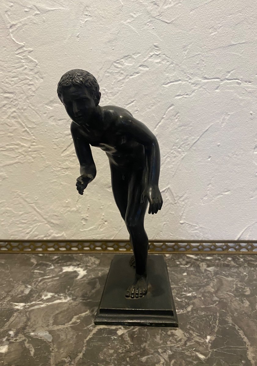 Sculpture - Bronze - Runner - Grand Tour - Italy - 19th Century -photo-2