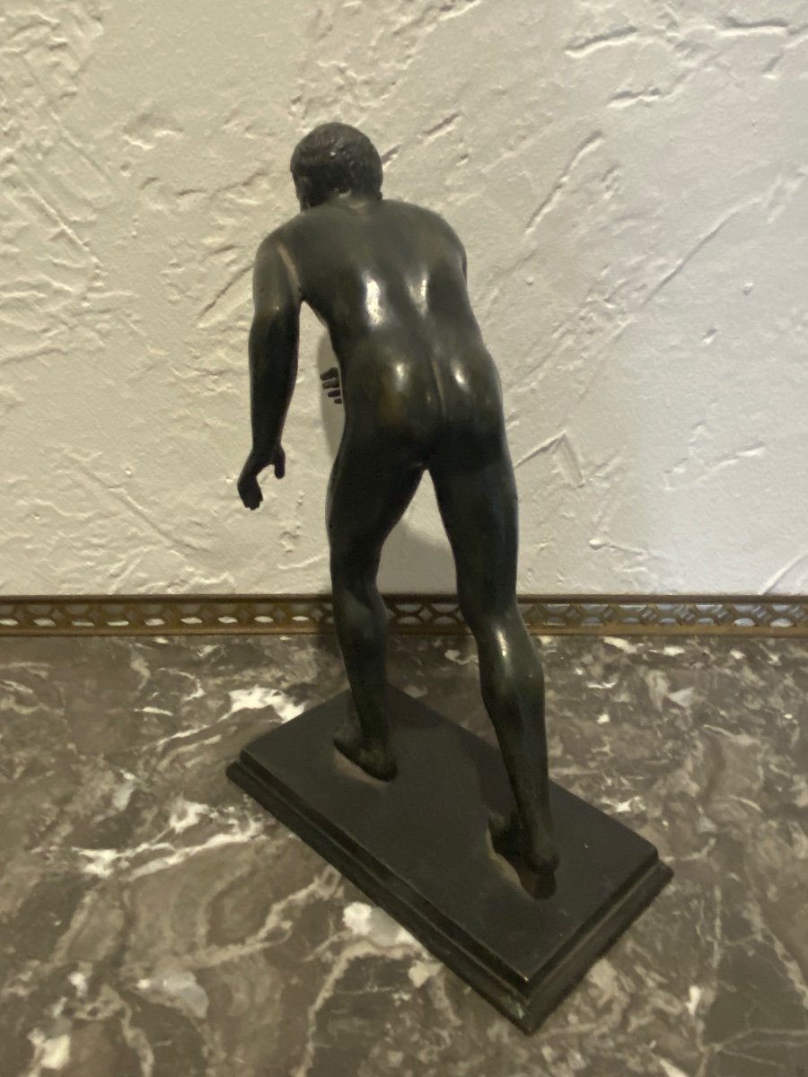 Sculpture - Bronze - Runner - Grand Tour - Italy - 19th Century -photo-1