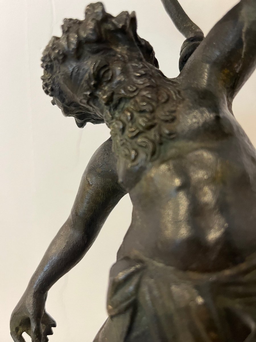 Bronze Sculpture - Grand Tour - Silenus - Italy - 19th Century -photo-5