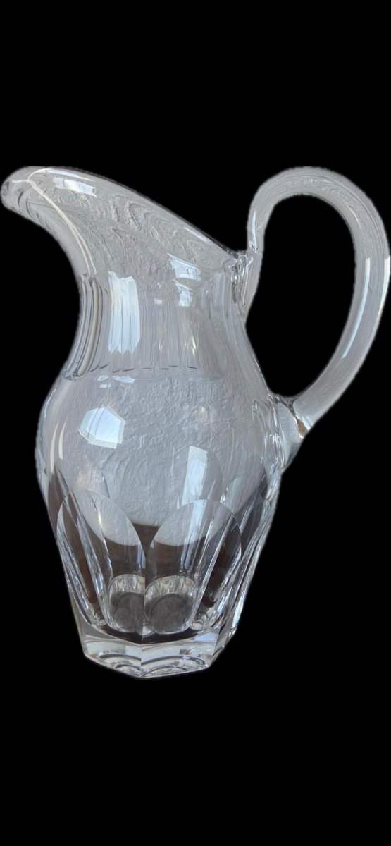 Water Jug - Crystal - Saint Louis - France - 20th Century 