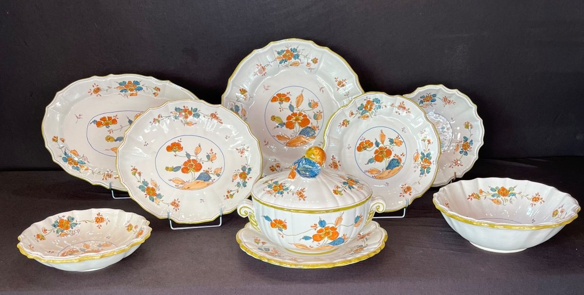 Dinner Service (34pcs) - Earthenware - Dior X Larucci -france - 20th Century -photo-4