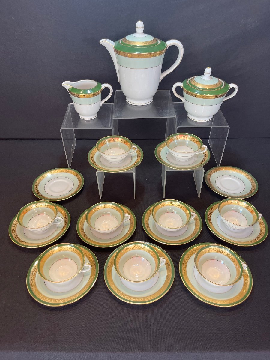 Service De Table (66 pcs)  - Porcelaine - Haviland/ Ch.field - France - XX ème -photo-1