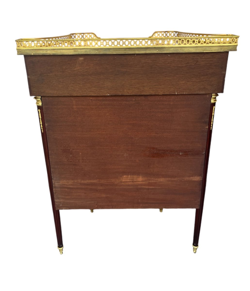 Console - Mahogany And Gilt Bronze - P. Sormani (atb) - France - 19th Century -photo-1