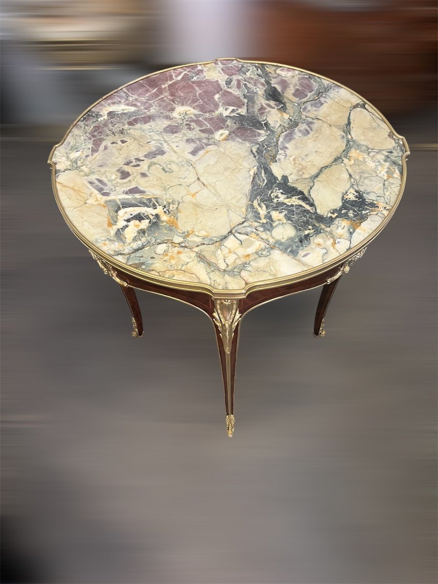 Table De Milieu - F. Linke (dlg) - Louis XV - France - XIX ème -photo-1