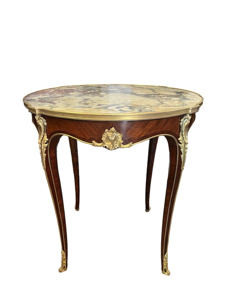 Table De Milieu - F. Linke (dlg) - Louis XV - France - XIX ème 