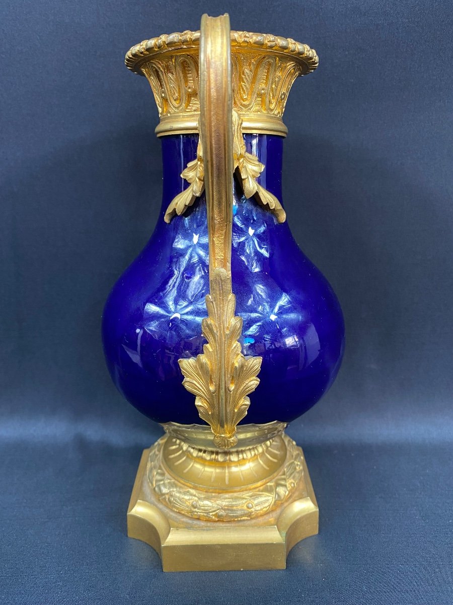 Vase - Porcelain/gilt Bronze - Sèvres - France - 19th Century -photo-1