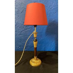 Lamp - Bronze - Mascarons - Ravrio - France - XIX Th