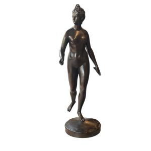 Sculpture - Bronze - Diane Chasseresse - Houdon - France - XIX ème 