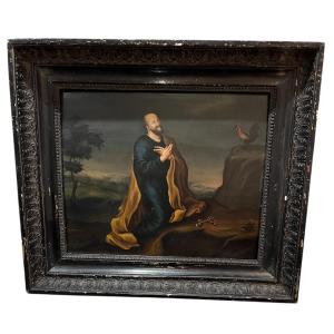 Painting - Hsp - Saint Peter -flemish School  - 18th Century 