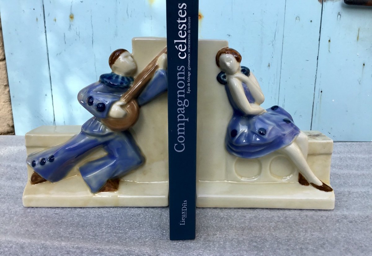 Pair Of Art Deco Bookends