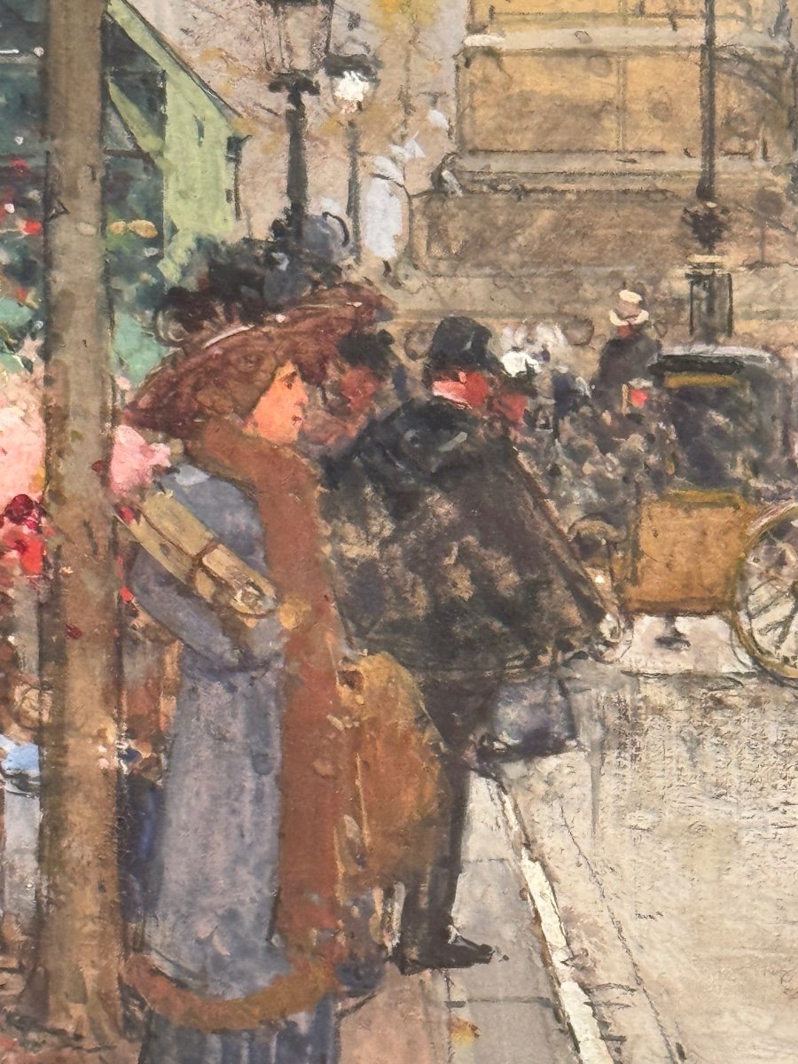 Place de Clichy Par Eugène Galien Laloue.-photo-4