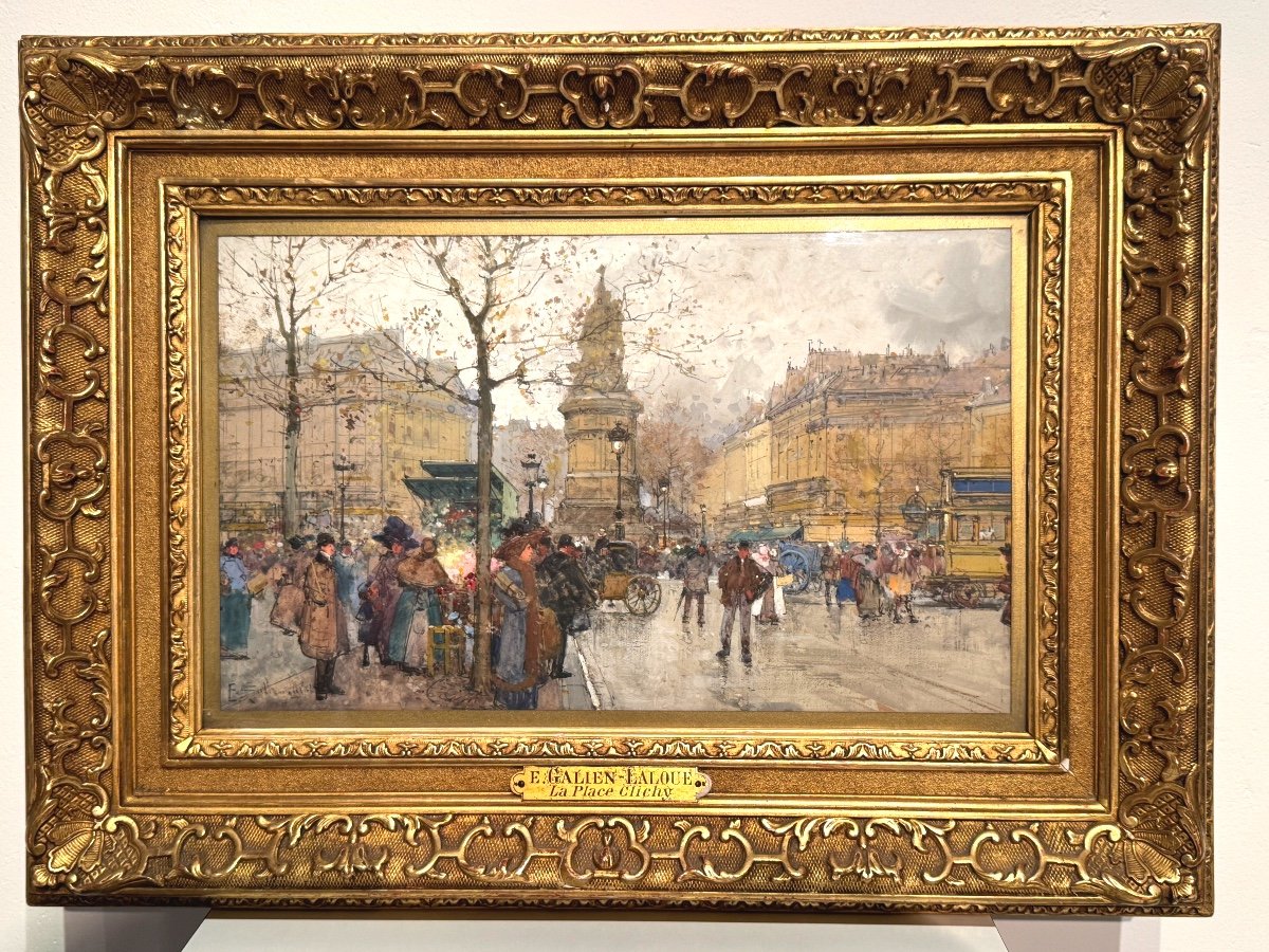 Place de Clichy Par Eugène Galien Laloue.