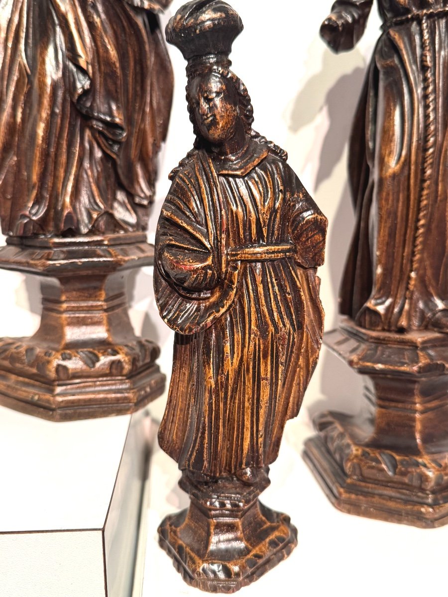 Set Of 6 Wooden Sculptures XVII-xviii.-photo-4