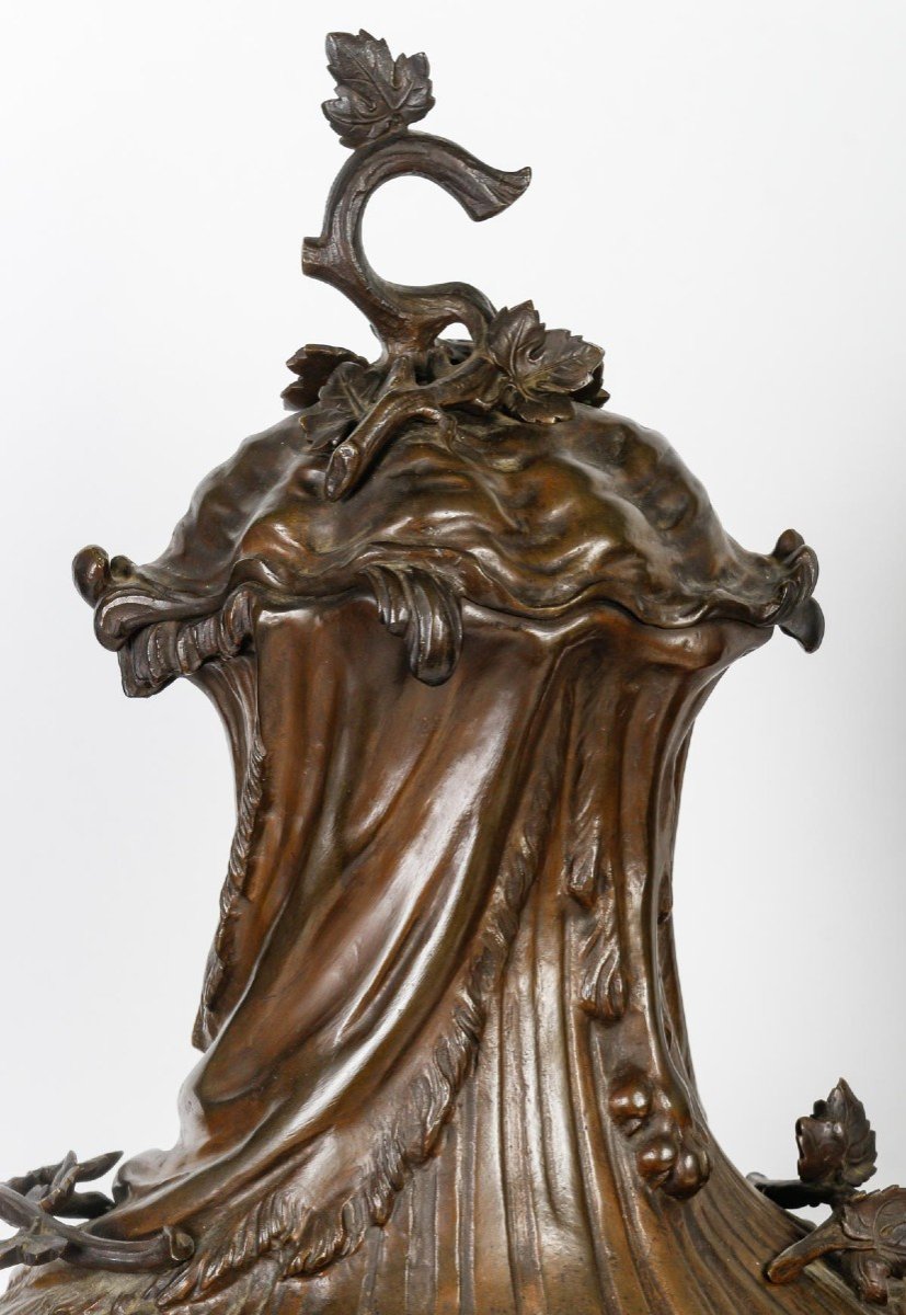 Pair Of Louis XV Bronze Cassolettes-photo-8