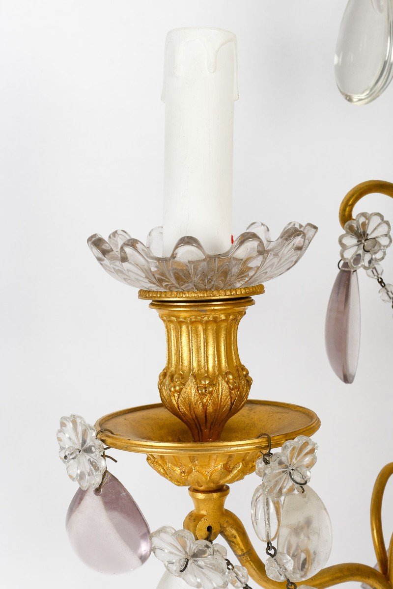 Pair Of Louis 16 Style Sconces From Maison Bagues-photo-5