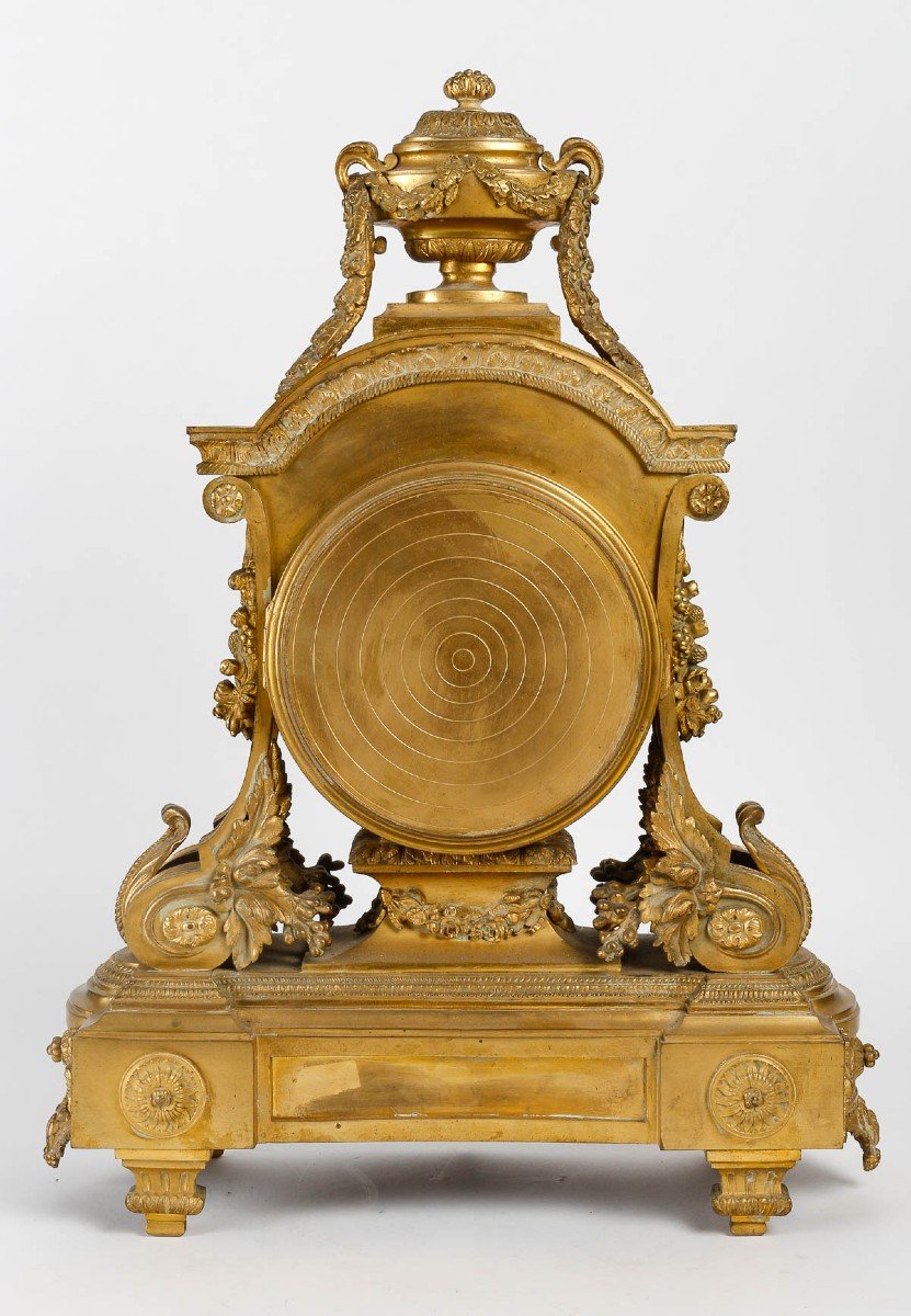 Louis XVI Style Clock, 19th Century-photo-1