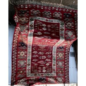 Kilim Rose Magnifique Europe De L’est