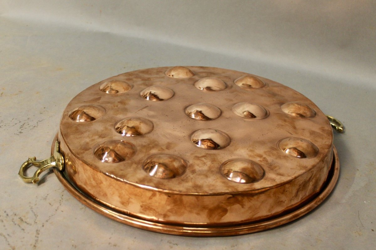 Important Copper Snail Dish-photo-4
