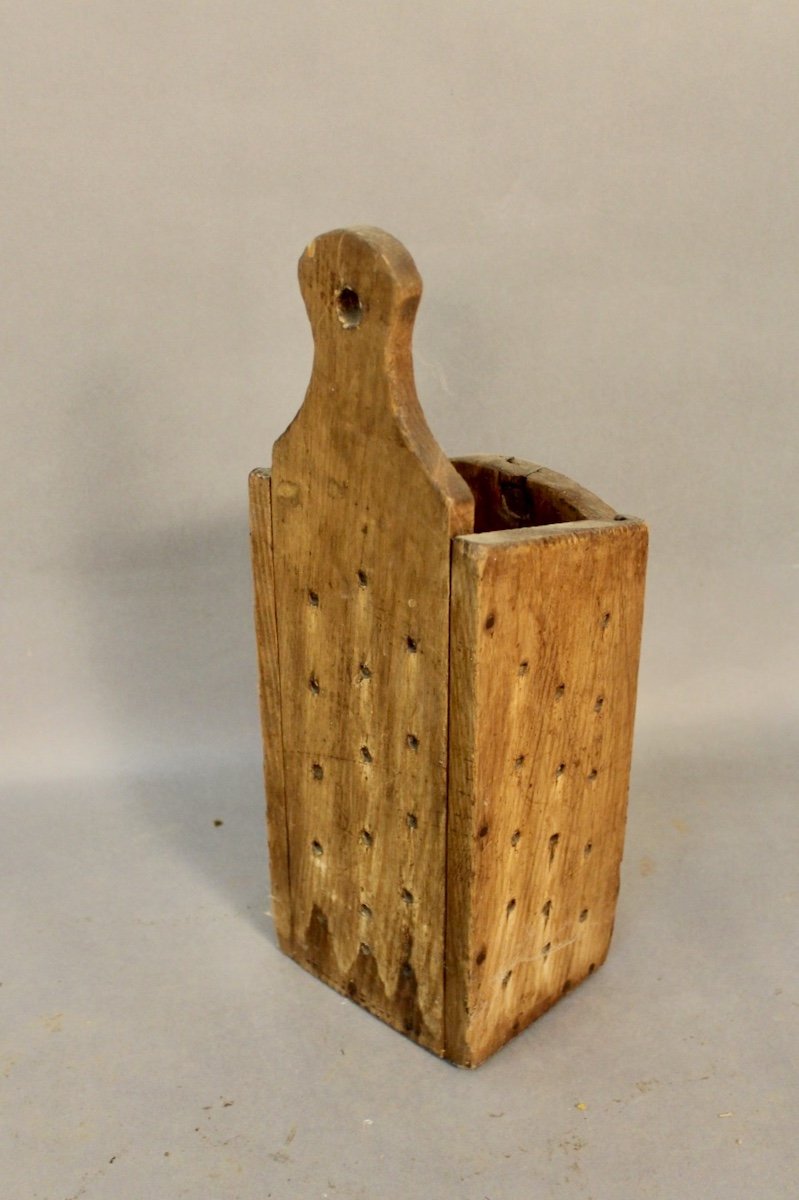 Wooden Cheese Dish, Folk Art-photo-4