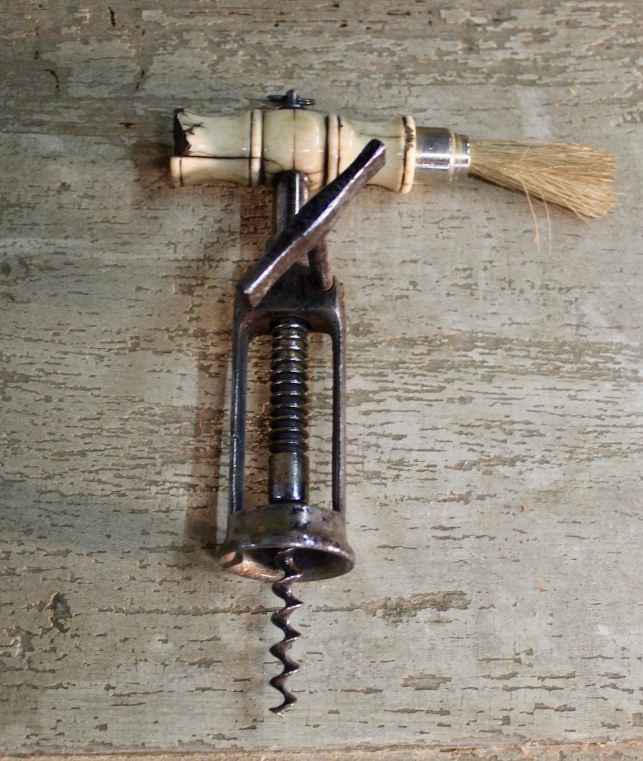 Double Mechanism Corkscrew Ivory Handle-photo-4