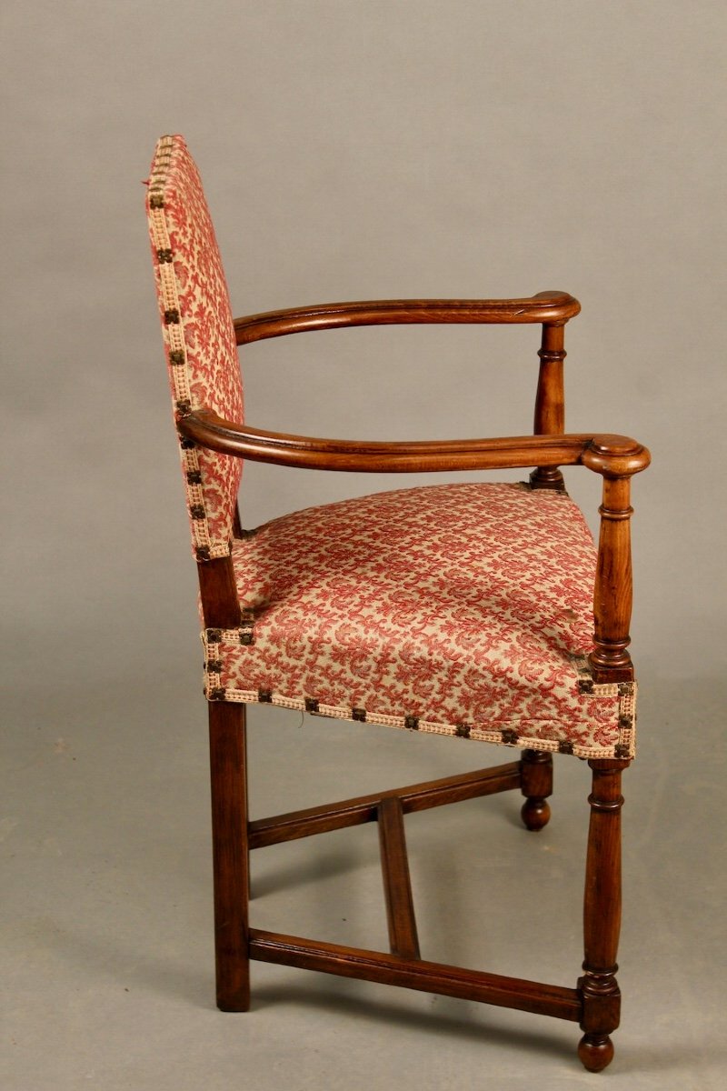 Pair Of Nineteenth "caquetoires" Armchairs-photo-1