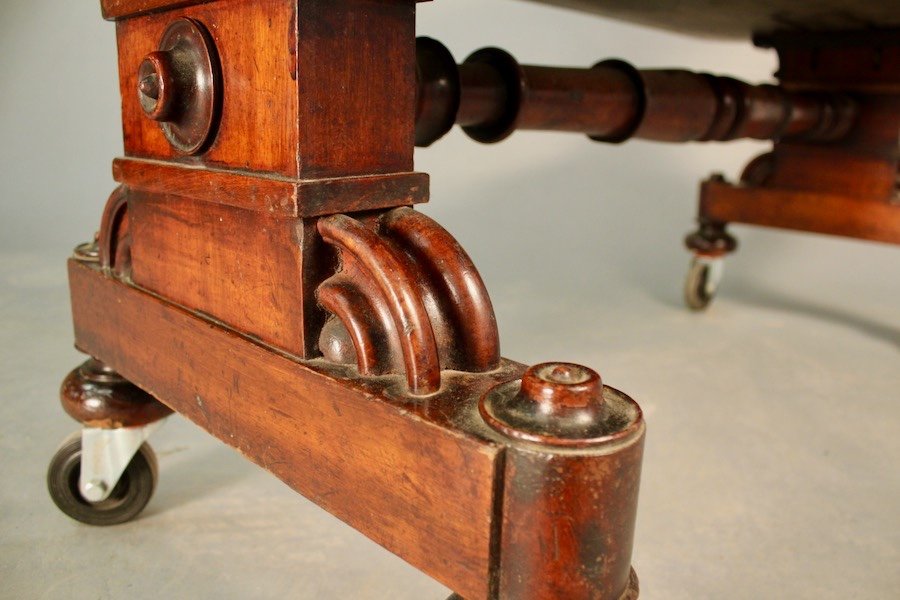 Mahogany Rolling Trolley, Restoration Period-photo-1