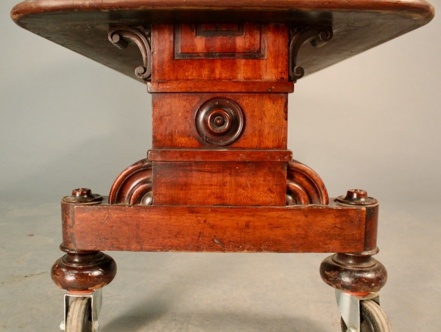 Mahogany Rolling Trolley, Restoration Period-photo-5