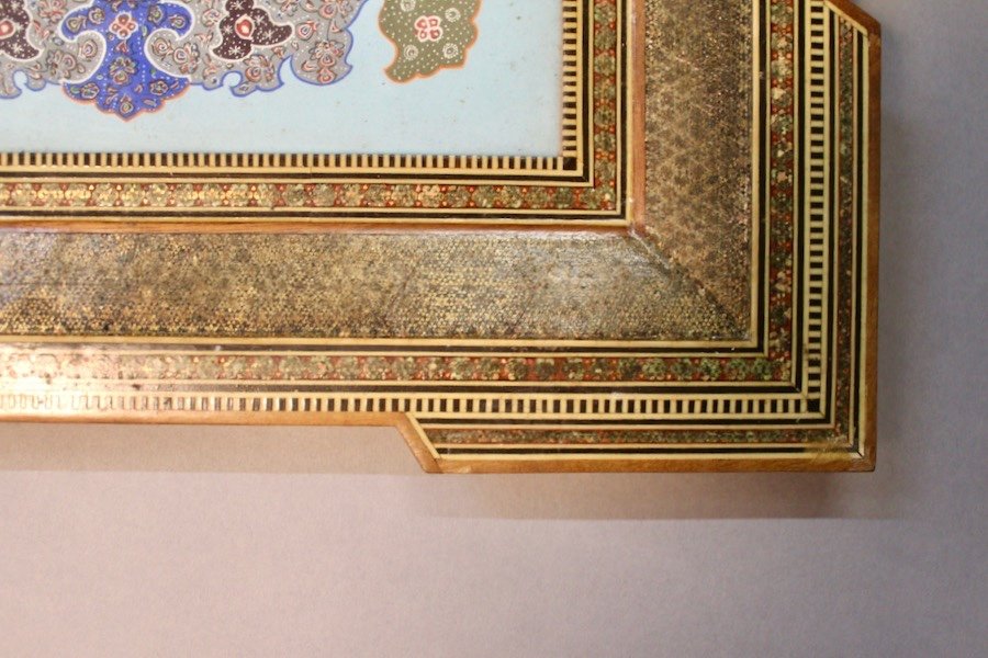 Oriental Frame With Painting On Medallion-photo-4