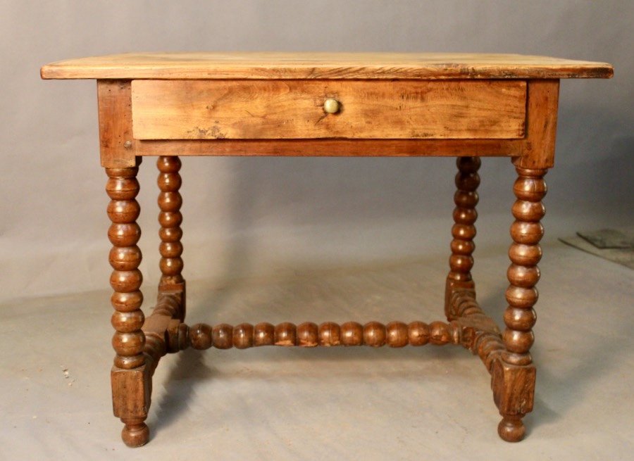 Louis XIII Writing Table With Rosary Feet-photo-2