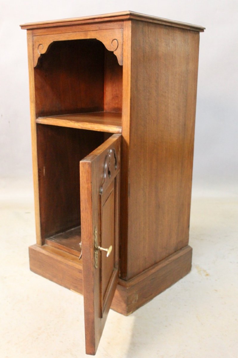 English Mahogany Nightstand 1900-photo-4