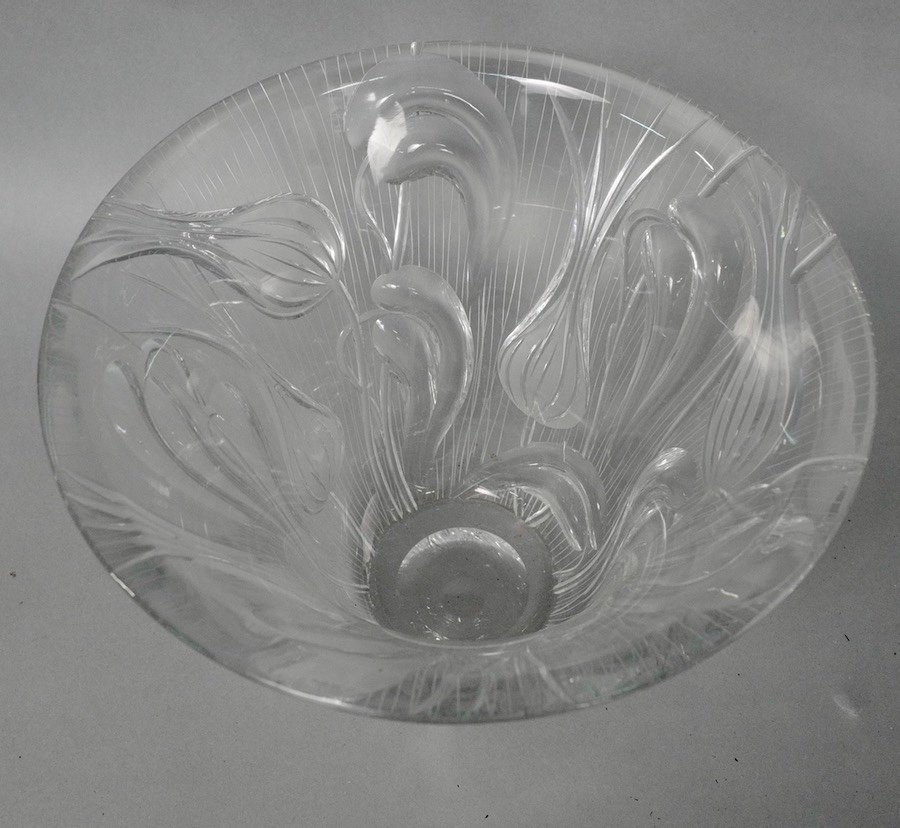 Vase Art Nouveau En Cristal Taillé-photo-4