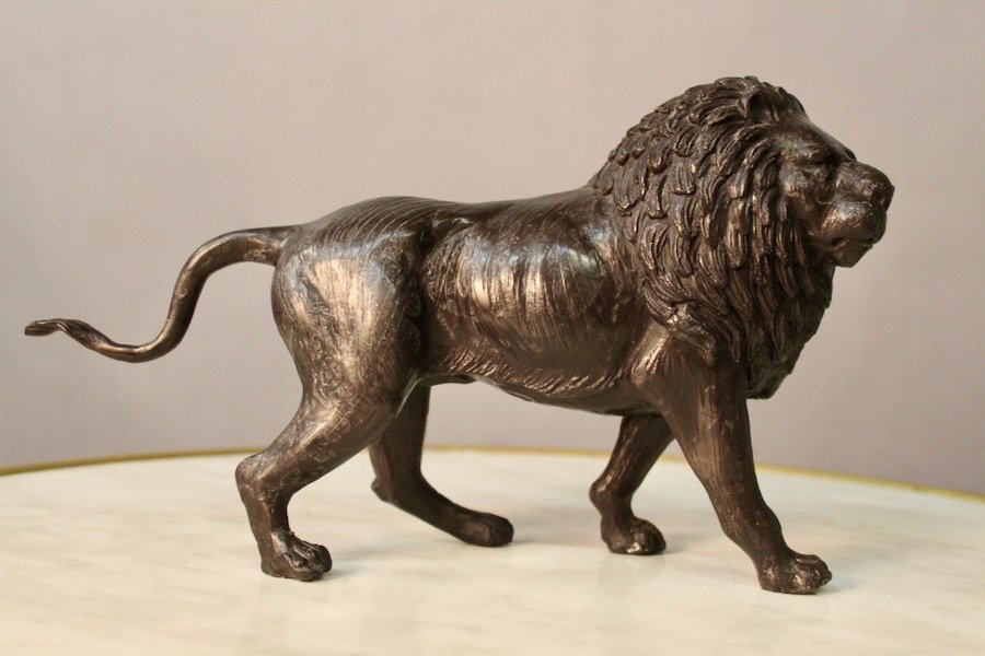 Lion En Bronze 