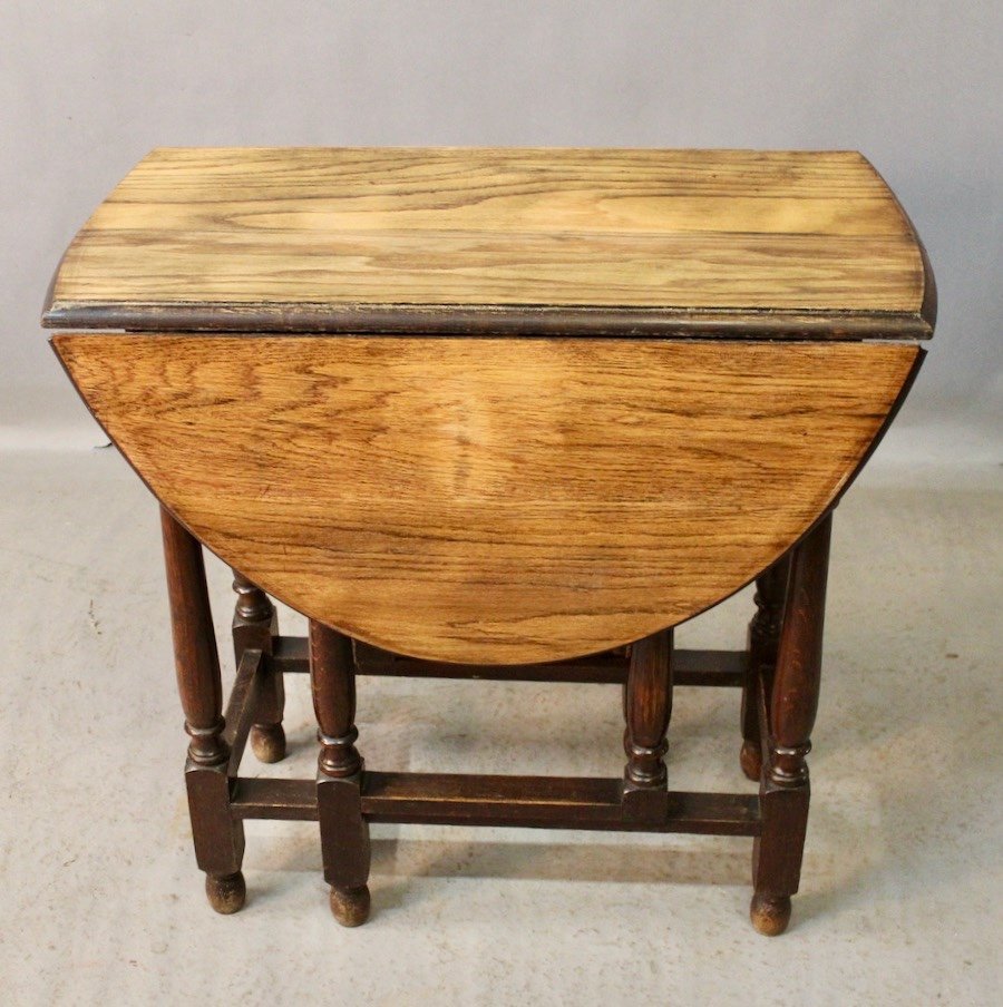 Gate Leg Table Top In Light Oak-photo-2