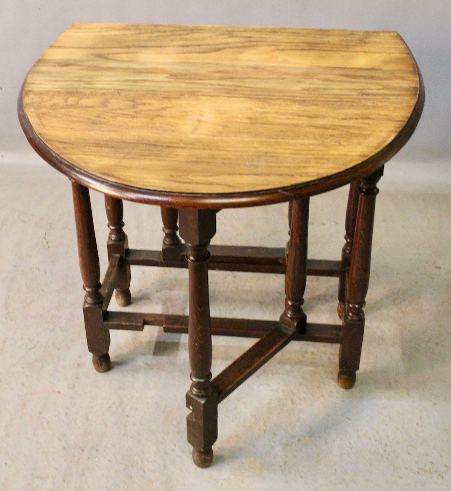 Gate Leg Table Top In Light Oak-photo-4