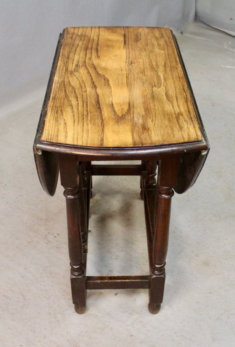 Gate Leg Table Top In Light Oak-photo-1