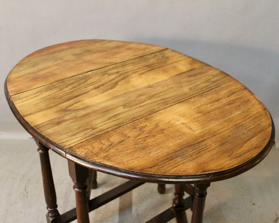 Gate Leg Table Top In Light Oak-photo-5