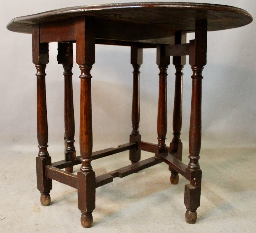 Gate Leg Table Top In Light Oak-photo-6