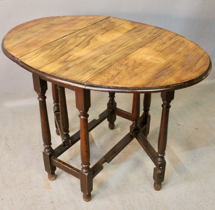 Gate Leg Table Top In Light Oak