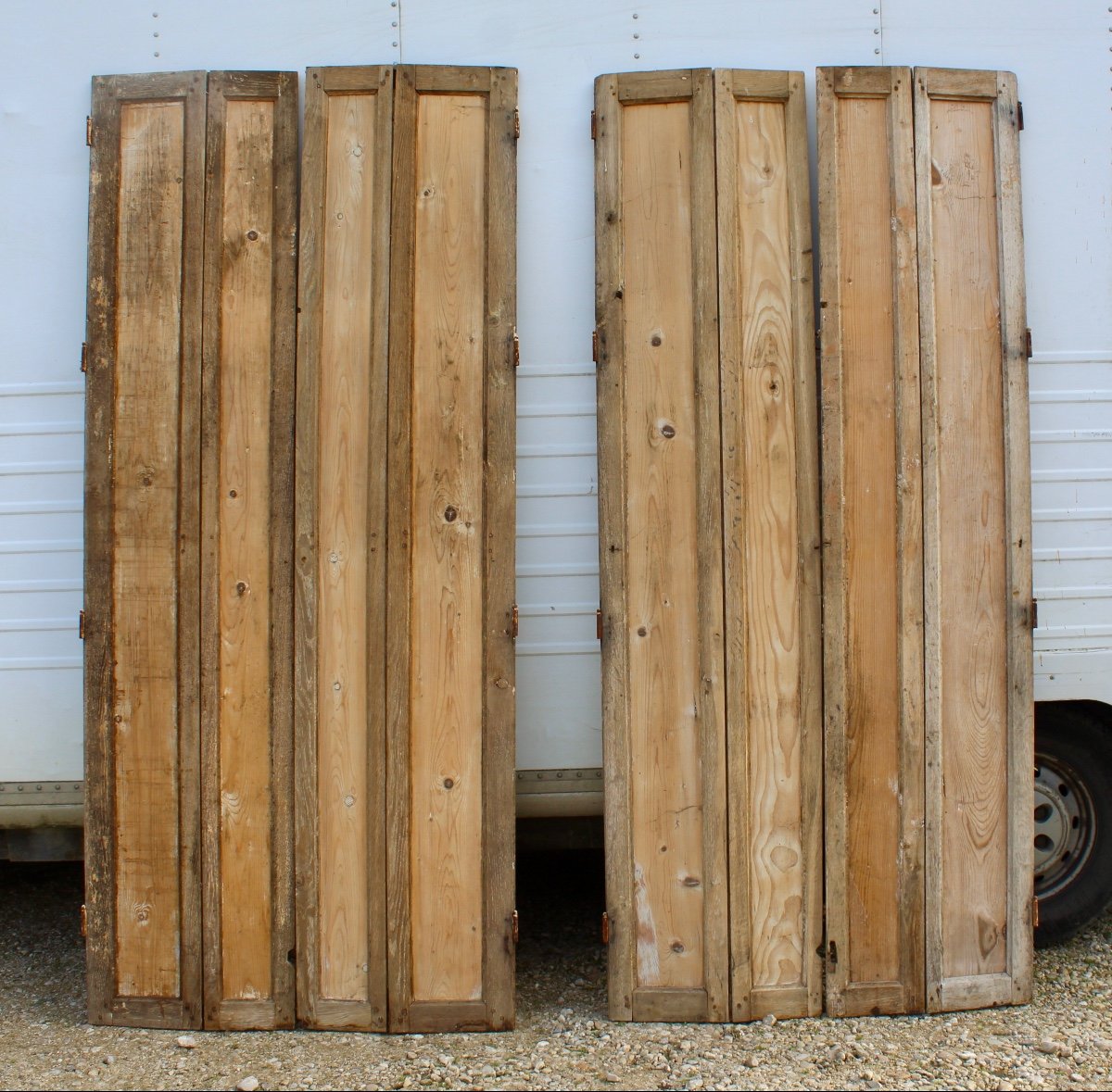 Set Of Two Pairs Of Interior Castle Shutters -photo-3