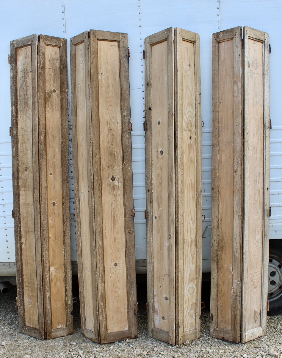 Set Of Two Pairs Of Interior Castle Shutters 