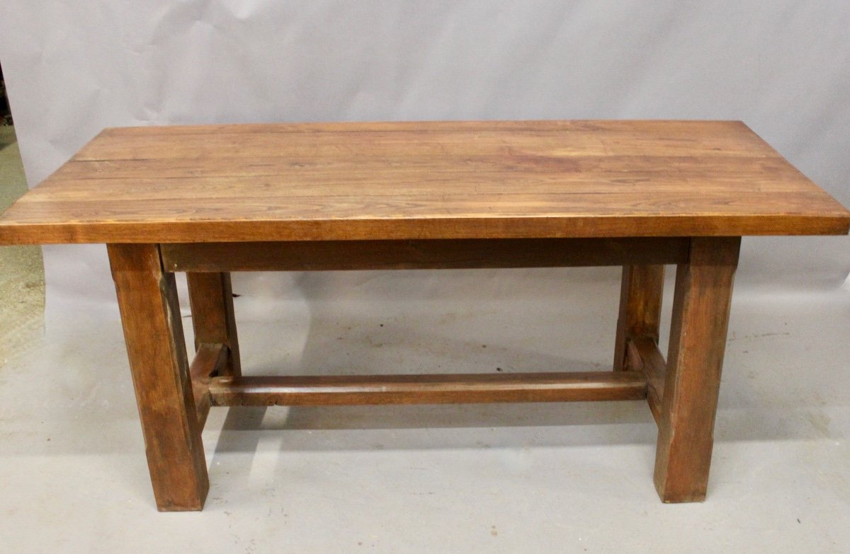 Brutalist Chestnut Table -photo-2