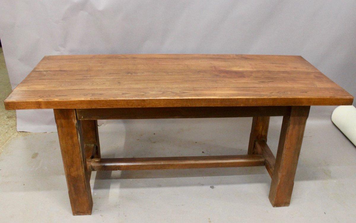 Brutalist Chestnut Table -photo-3