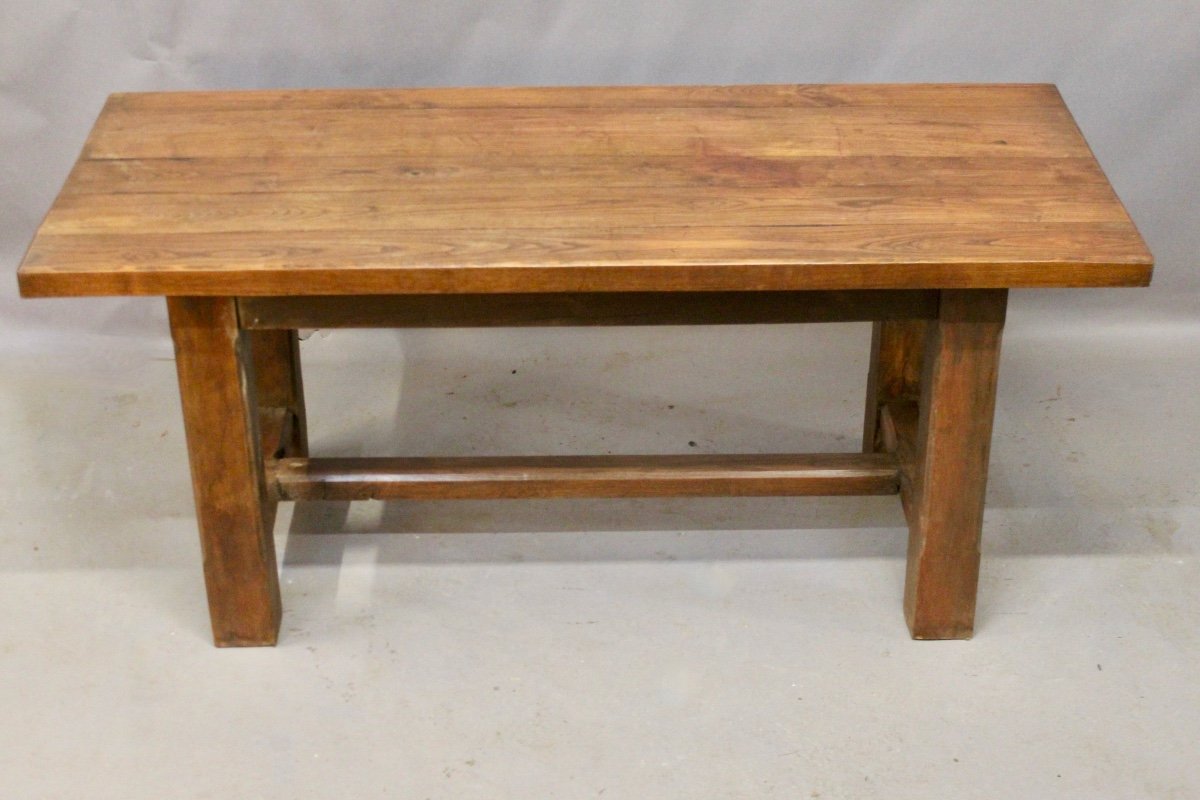 Brutalist Chestnut Table -photo-4