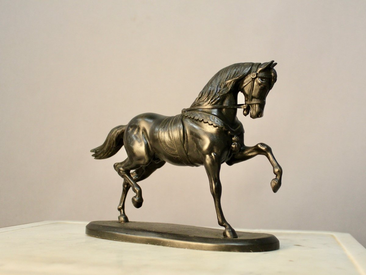 Bronze Horse By Victor Chemin-photo-3