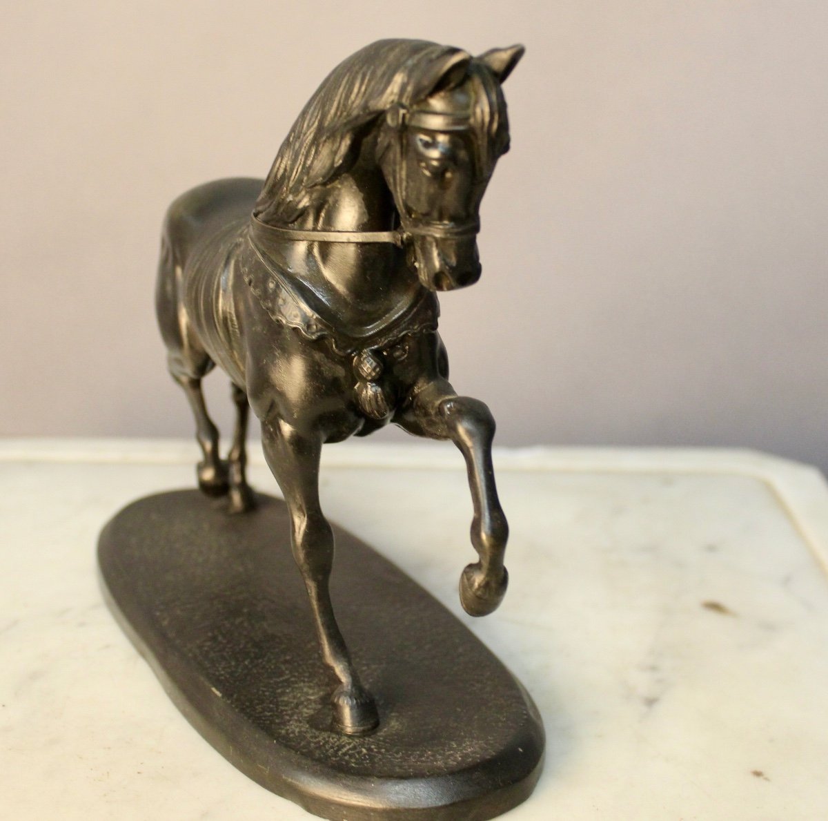 Bronze Horse By Victor Chemin-photo-4