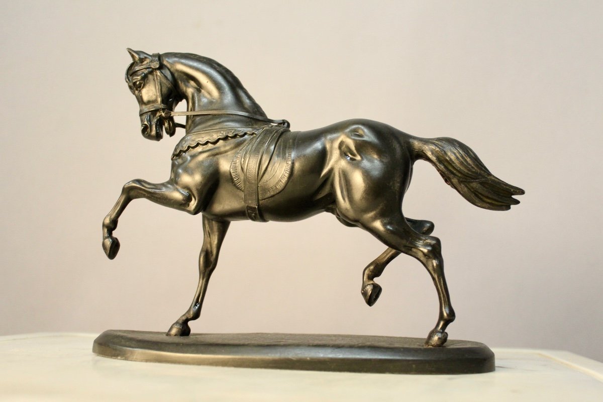 Bronze Horse By Victor Chemin-photo-3