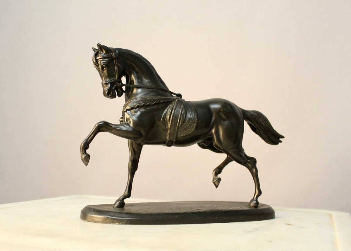 Bronze Horse By Victor Chemin